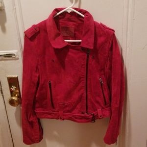 Blank NYC Jackets & Coats - Blank NYC Red Suede Leather jacket Blank NYC Jackets & Coats - Blank NYC Red Suede Leather jacket